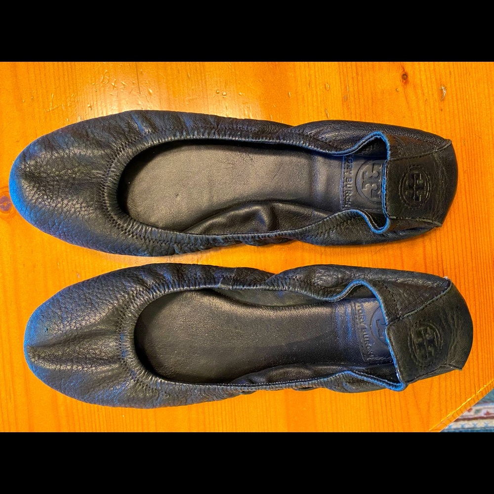 Tory Burch ballet flats black size 9